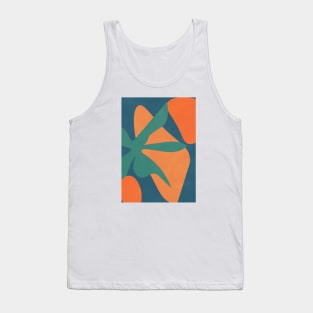 Retro Botanical, Mid Century Modern Decor Tank Top